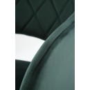 Стул HALMAR K535 зеленый/черный, поворотный